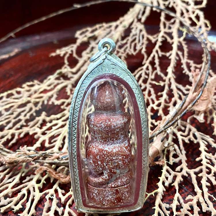 舍玛商贸龙婆安南铃猴红色大号含外壳及DDPRA卡现货包邮泰国特色