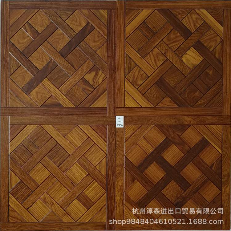 拉丝白纹理多层实木复合凡尔赛拼花木地板 艺术拼花地板