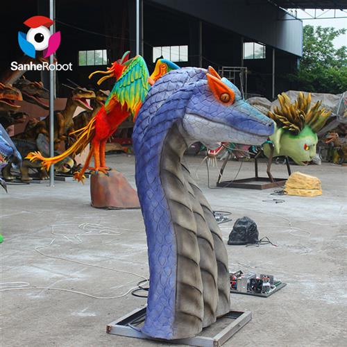 山海经神兽造型巨型怪兽模型制作机电怪兽厂家制作