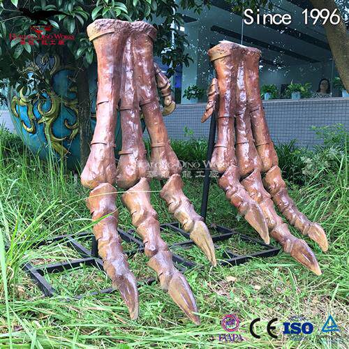 化石骨架恐龙脚模型仿真化石博物馆科技馆展览自贡恐龙厂家制作