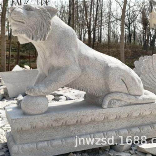 嘉祥石雕大青龙厂家兽青龙白虎雕塑价格景观石龙石虎图片