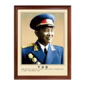 饰客厅墙壁画挂画办公党建红色历史覆古旧版 十大将军画像 带框装