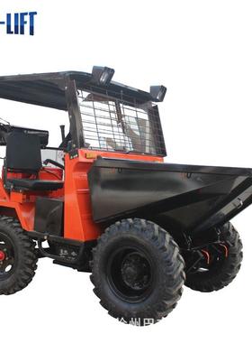 小型电动工IUM吨程翻车自式卸蹦蹦车12吨前翻斗工地柴油四轮斗卸