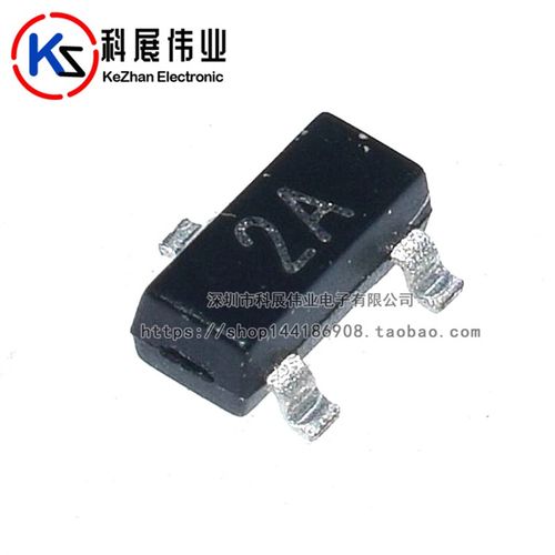 贴片 MMBT3906 SOT-23 丝印:2A 贴片PNP三极管 2N3906(50个)