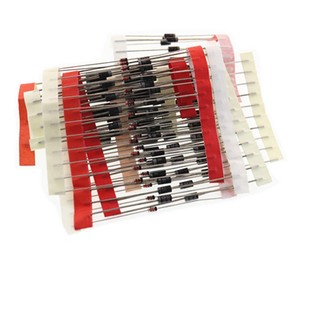 常用二极管元件包,8种共100只,含1N4148,1N4007,5819,5822,5408等