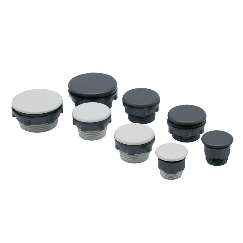 信号指示灯灯按钮开关面板塞孔塞堵塞冒堵头开孔22 16 30mm黑白色