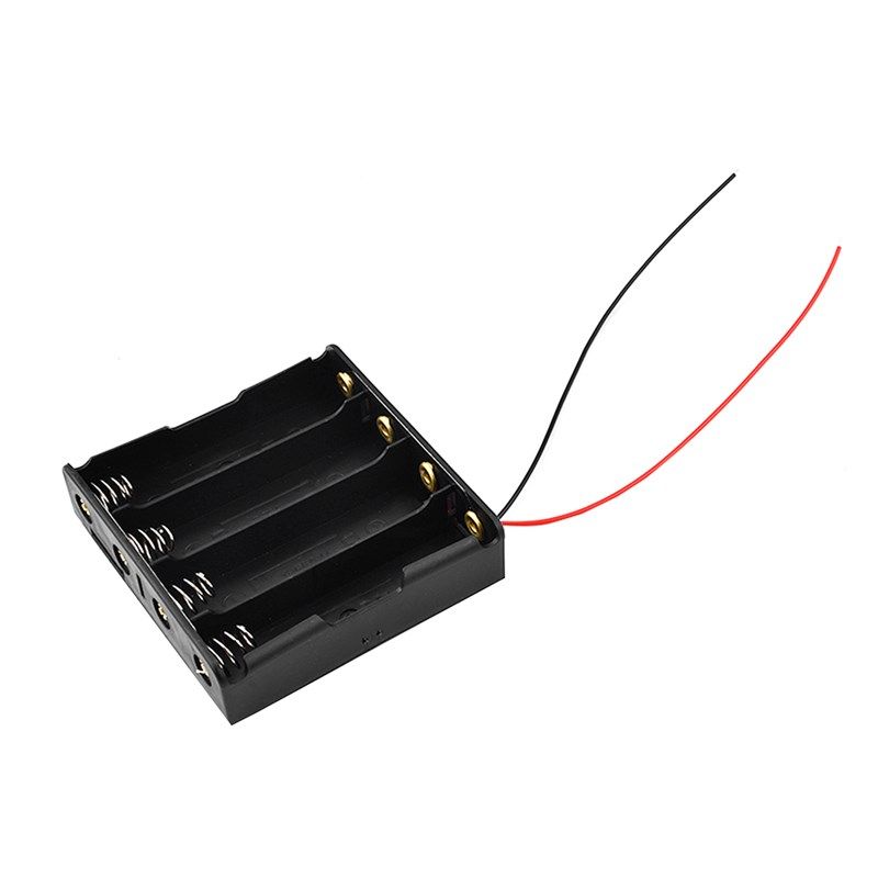 18650电池组装盒2节/3节/4节电池盒3.7V并联串联带线直插锂电池座