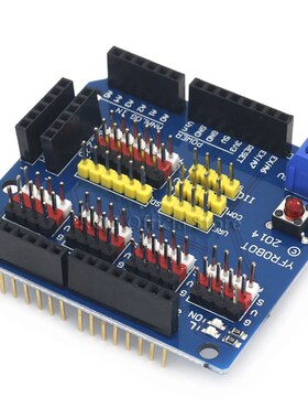 Sensor Shield V5.0传感器扩展板 电子积 V5 R3 扩展