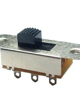 拨动开关 SS23F19G5/8/9 5MM 6脚3挡 2P3T 3A大电流拨动滑动开关