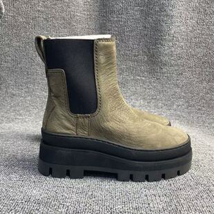 断码撤柜其乐动感女鞋春季百搭轻盈运动时尚休闲厚底中帮切尔西靴