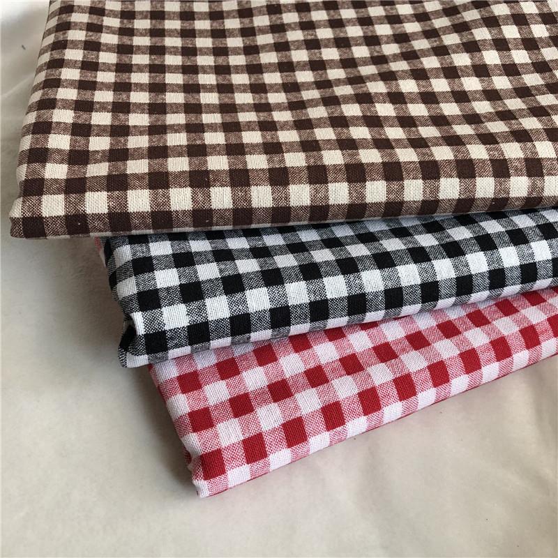 纯棉麻 印花布料 小碎花布复古田园风 服装布料