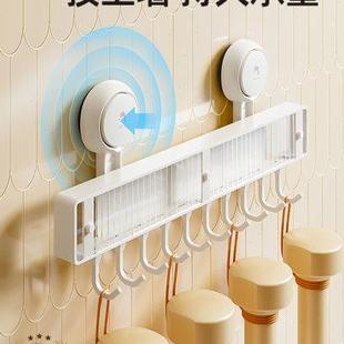 多功能吸盘排钩厕所置物架卫生间免打孔浴室挂钩神器 太力壁挂式