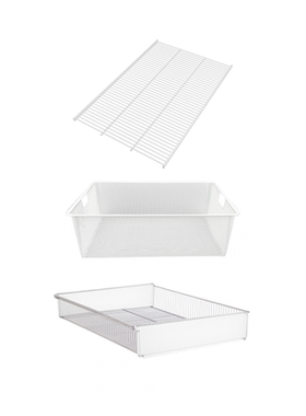 【3ROOMS】金属框架衣柜衣帽间定制实用配件功能组件拉篮裤架