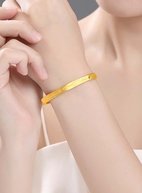 新品真足银999心跳频率手镯女