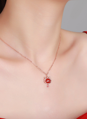 S925银和田玉小钱龙项链女项饰