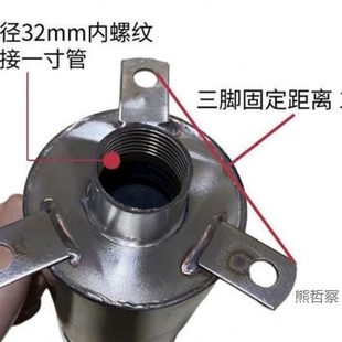 不锈钢 厂促摇水泵手动压水井家用摇水机井水井头抽水泵吸水器老式