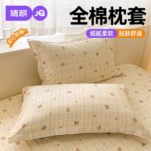 A类全棉枕套48x74cm纯棉枕芯套子