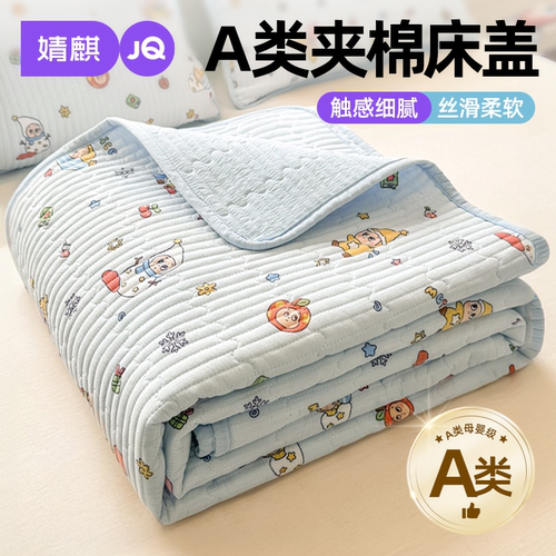 婧麒A类夹棉通用床盖榻榻米垫子a