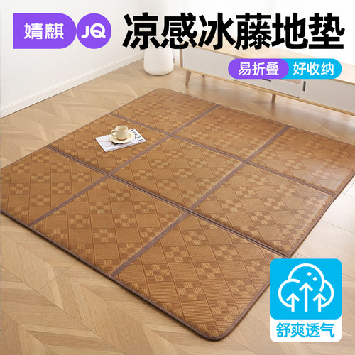 婧麒凉感冰藤地垫榻榻米床垫家用