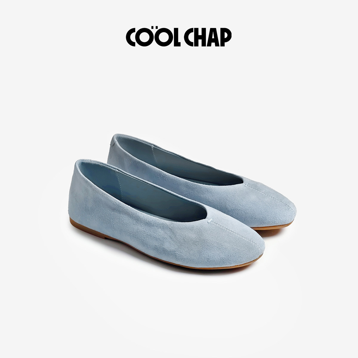 COOLCHAP2026新款圆舞芭蕾鞋玛丽珍浅口单鞋复古平底羊皮女鞋