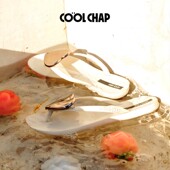 时尚 COOLCHAP爱心拖鞋 女夏季 人字拖海边沙滩度假气质防滑夹脚凉拖