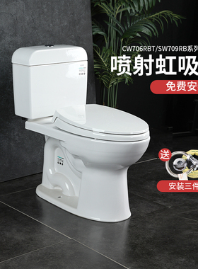 TOTO马桶CW706RB/SW709RB节水超漩冲水智洁家用分体坐便器 (04-B)