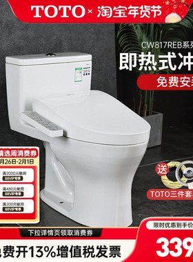 TOTO智能马桶CW817REB+TCF3F260/460/960/8764卫洗丽坐便器(02)
