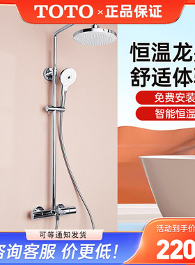 TOTO智能恒温淋浴花洒套装TBW01401C TBW02006浴室家用沐浴(05-L)