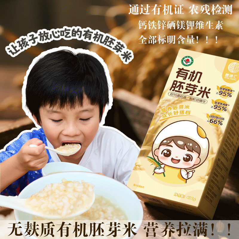 无麸质有机胚芽米儿童营养粥