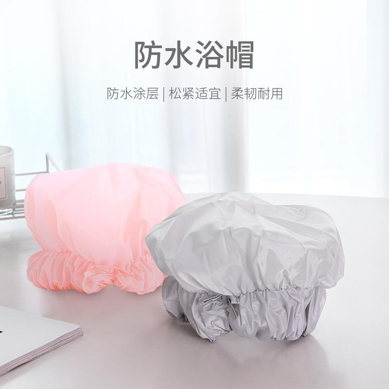 防水浴帽洗淋澡女头罩加浴头套帽沐厚浴发套发防油烟发帽