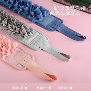 求二一拉巾强力搓背背不人洗澡巾沐浴条合浴花搓泥家用搓澡巾