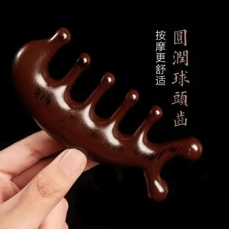 正宗经络按摩海豚梳子多功能头皮头疗经防静电男女通用五齿按摩梳