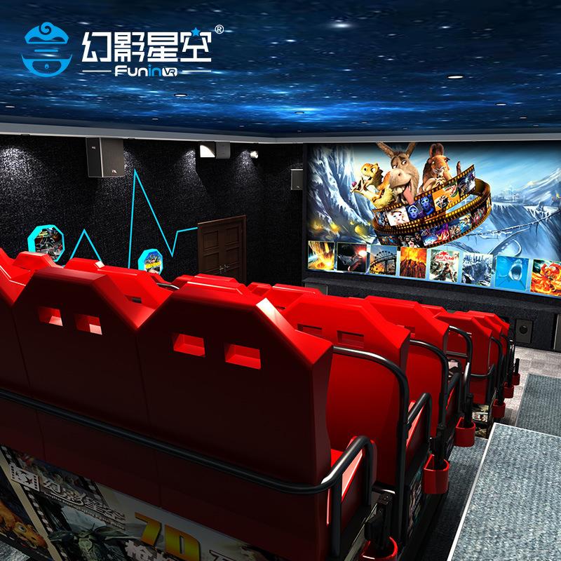 4D5D7D影院设备动感座椅平台源头厂家大型VR体验馆设备图片