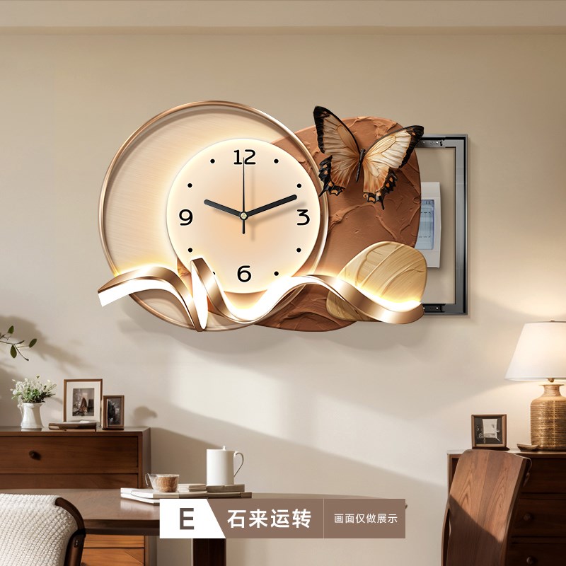 石来运转中古风电表箱装饰画弱电箱配电箱遮挡开关盒盖面板画遮丑图片
