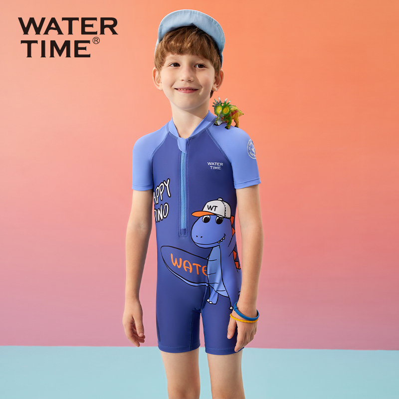 速发Ti0童男孩连体防龙游可爱恐晒2儿25新款小童