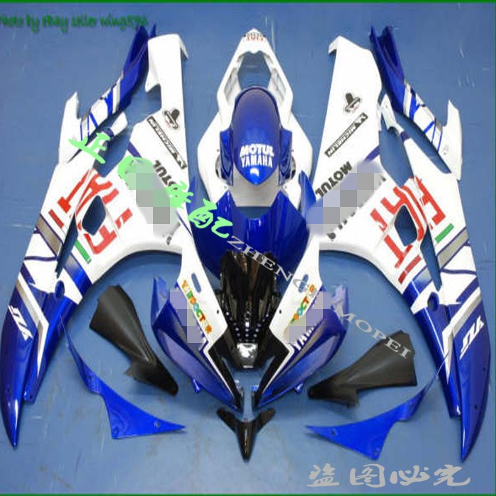 网红适用于雅马YZF600 R6 06-07年外壳全车板全车包围注塑导