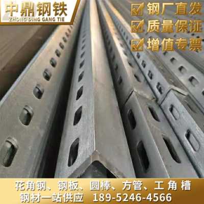 现货速发爆品4能6三角铁角钢多孔角钢带孔650花货架540镀锌热角铁