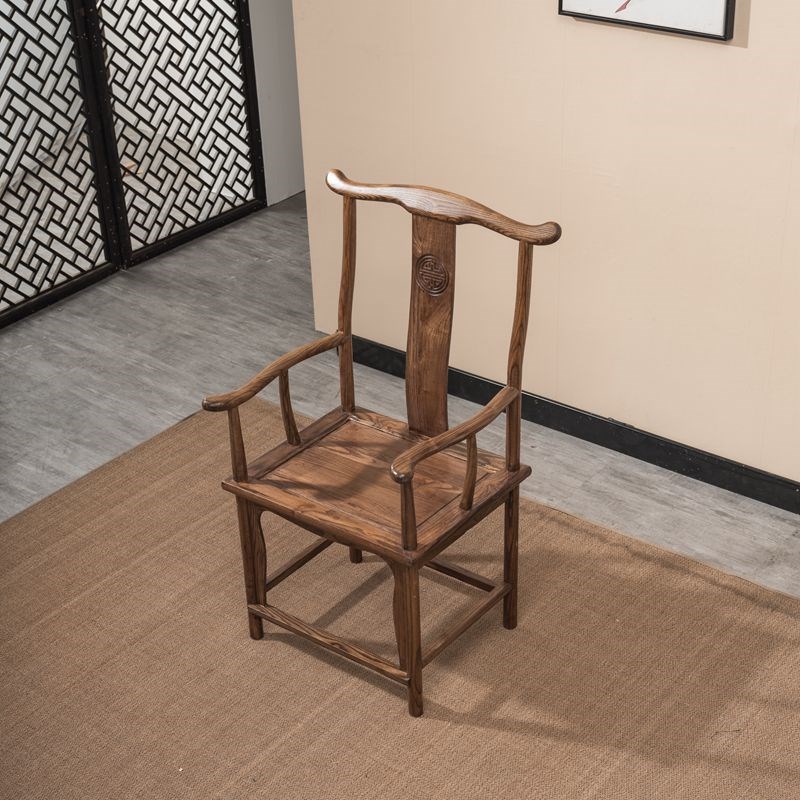 新中式实木书桌仿古榆木写字台中医馆诊桌家用简约学W习画案书法