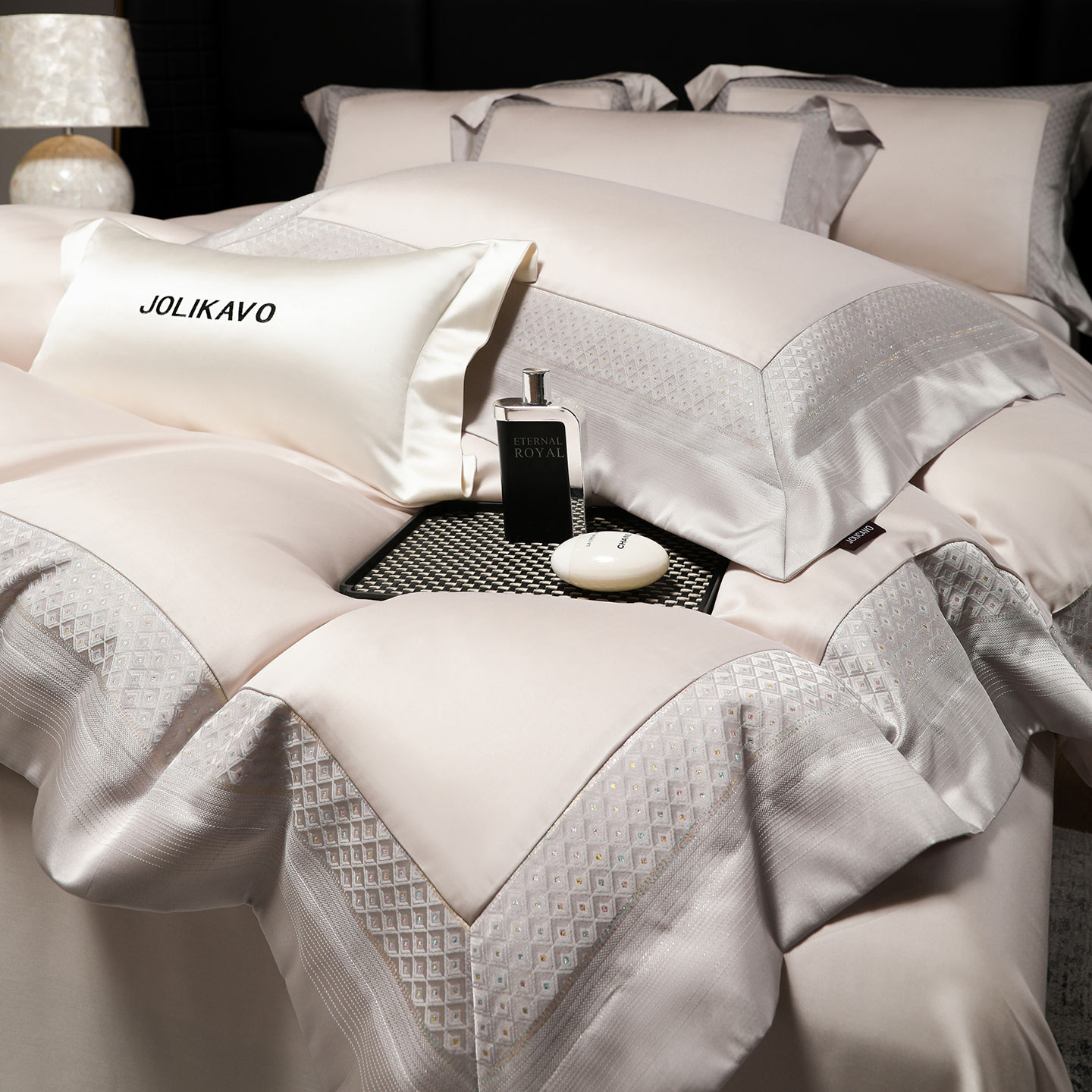 高级感A类提花100%全棉四件套