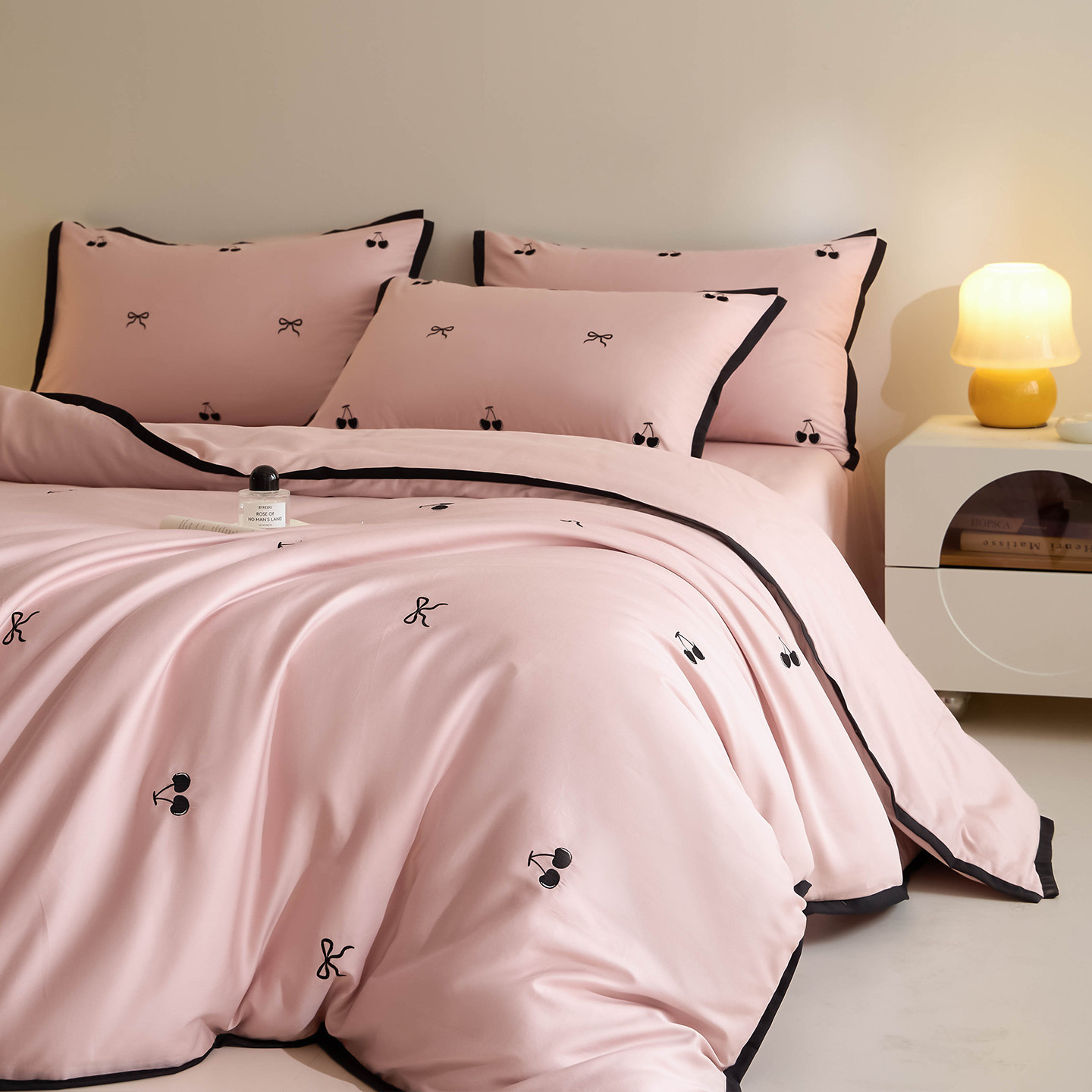 清新少女心A类100%全棉四件套长绒棉贡缎被套床单纯棉床上用品,床上用品,床品套件/四件套/多件套,淘宝优惠券,粉丝福利购,淘宝优惠卷