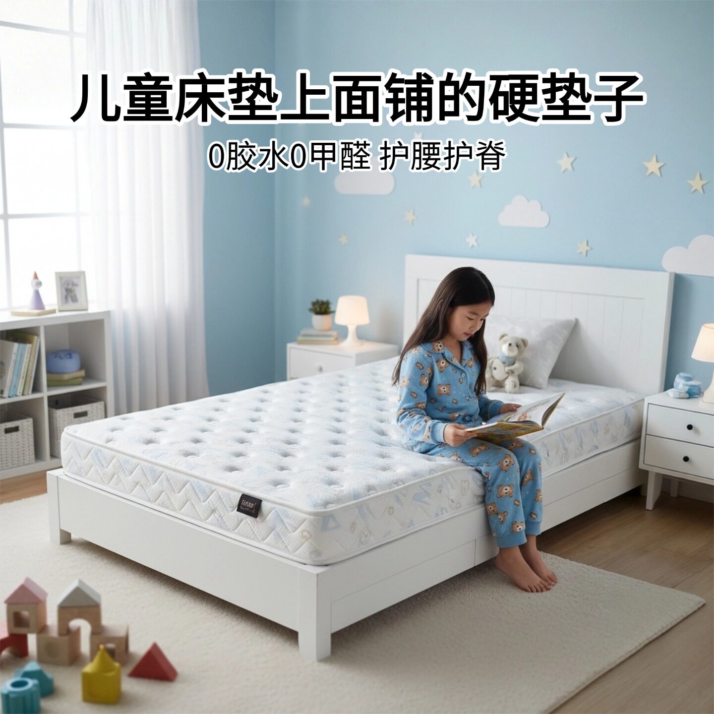 菲欧宫儿童黄麻硬垫护脊护腰