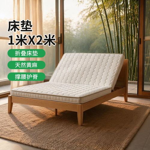 菲欧宫冰丝护脊折叠床垫