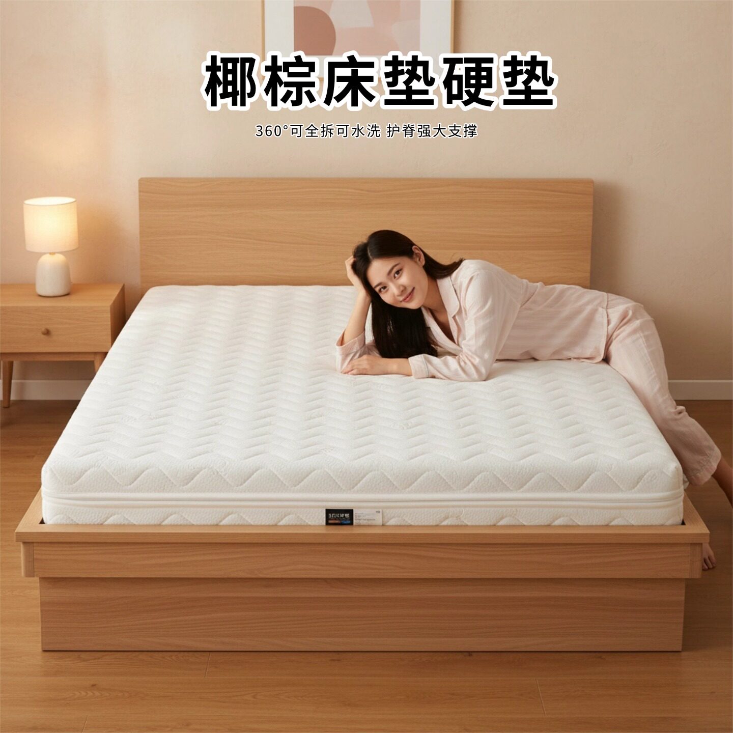 菲欧宫黄麻全拆式S黄麻护腰0胶水
