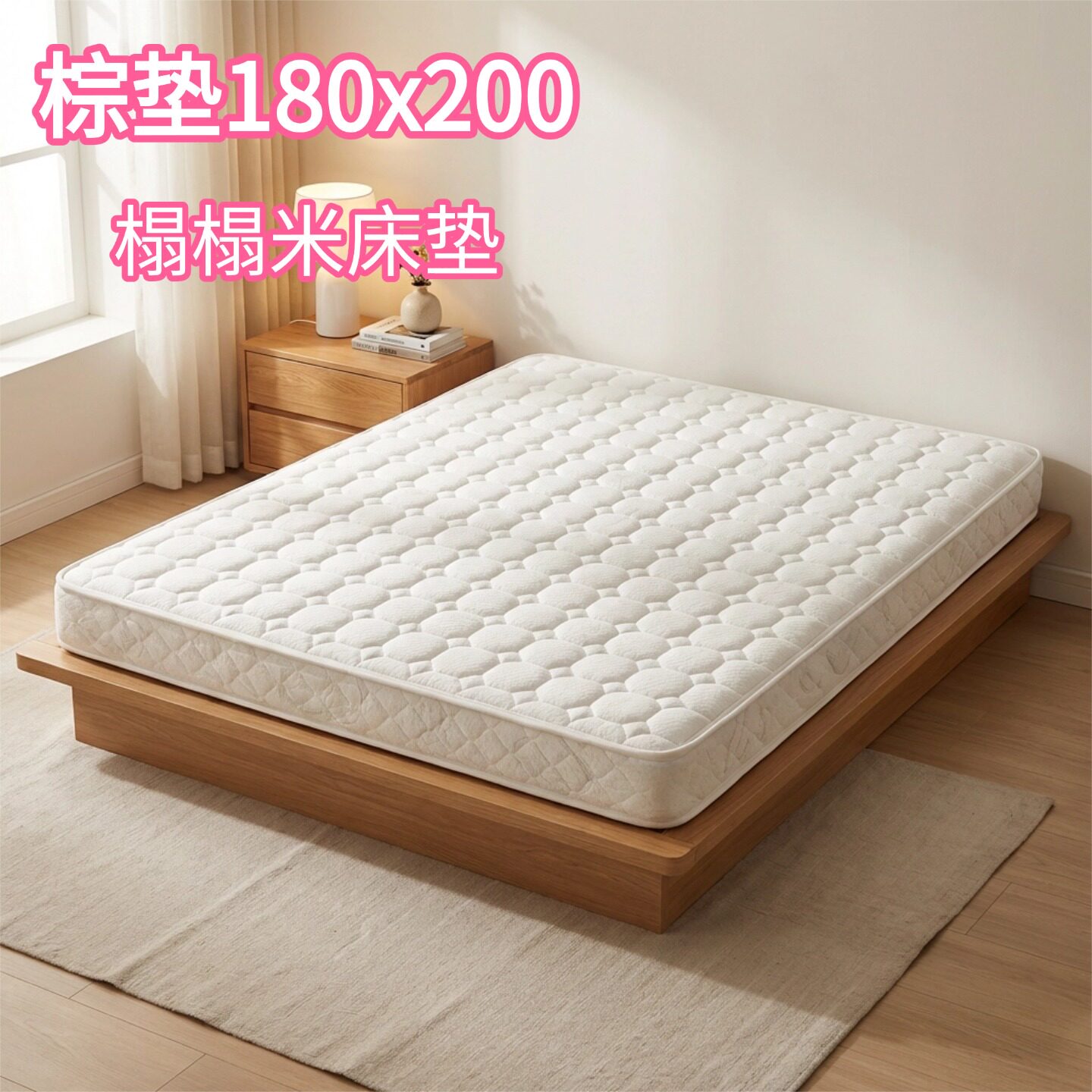 菲欧宫棕垫180x200榻榻米床垫硬垫子家用环保护脊薄床垫护腰儿童