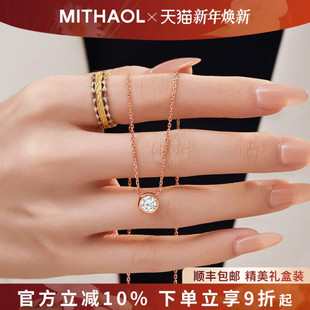 2025新款 鼻屎钻泡泡项链女款 许我耀眼许研同款 爆款 新年礼物