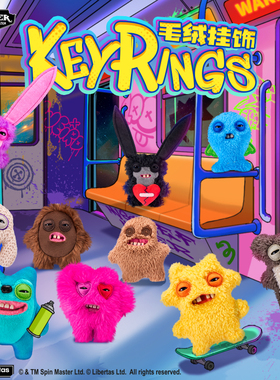 Fuggler官方正版萌牙怪兽挂件放克牙宝丑萌搞怪牙齿公仔包钥匙扣