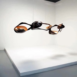 展厅餐厅吊灯现代简约艺术设计师款酒吧吧台餐桌氛围灯高级客厅饭