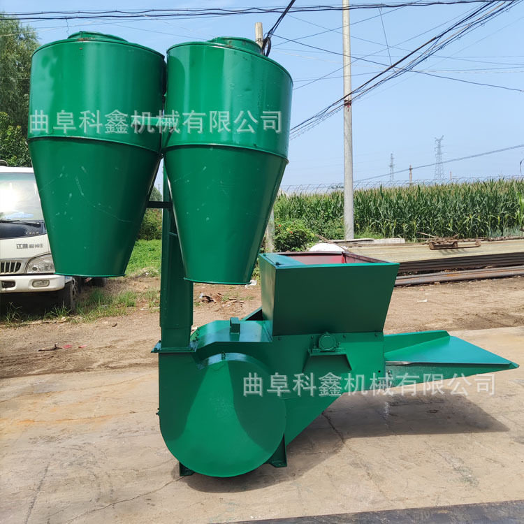 沙克龙锤片式粉糠机 干草秸秆花生秧粉草机 养殖用饲料打糠机科鑫