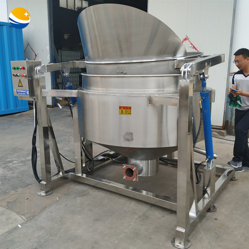 自翻式豆制品煮锅 商用煮花生设备 恒温1米大型不锈钢煮玉米机器