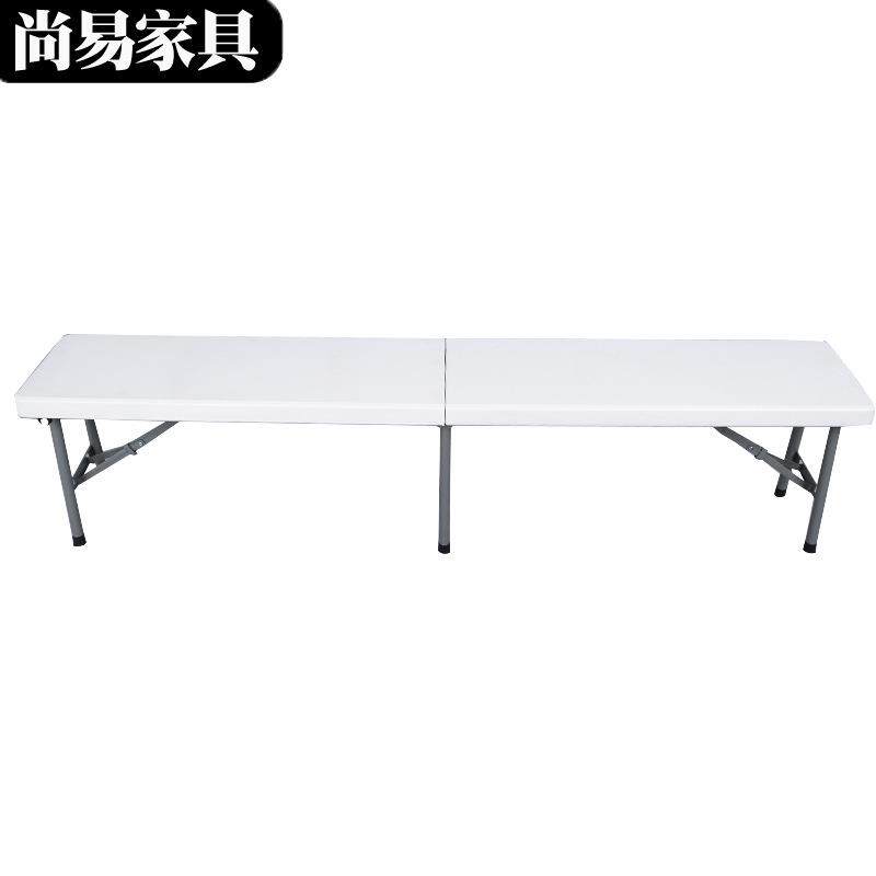 户外可折叠长条凳子餐桌长凳便携式促销凳椅子